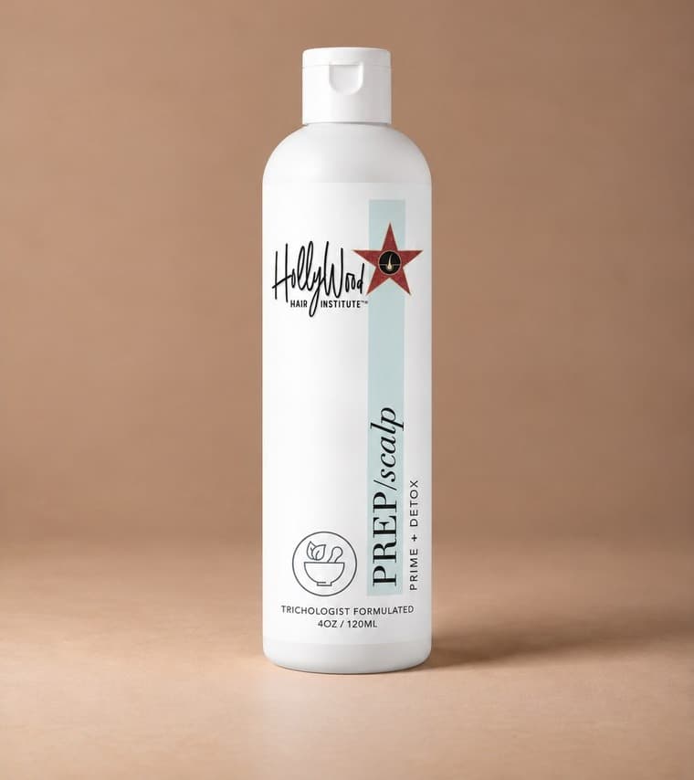 Prep product bottle, Hollywood Hair Institute